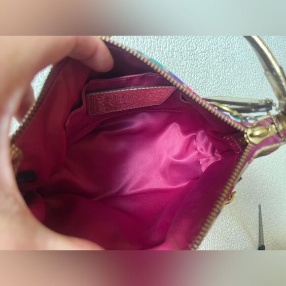 COACH POPPY LIMITED EDITION GRAFFITI SHOULDER BAG - Picture 4 of 11